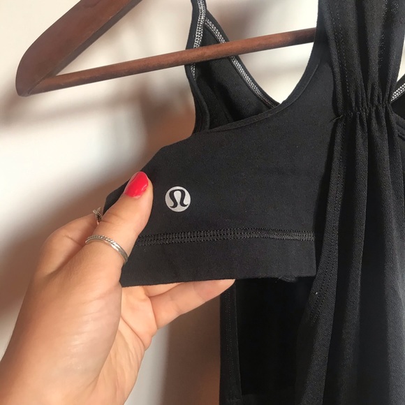 Lululemon Black Athletic Workout Tank Top - Picture 7 of 8